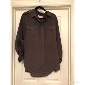 Michael Kors Hunter Green Blouse